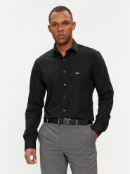 Michael Kors Koszula MK0DS01288 Czarny Slim Fit. Czarne koszule męskie Michael Kors, m, bez wzorów, z bawełny, bez kołnierzyka, bez ramiączek. Za 289.99 zł.