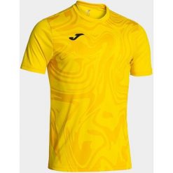 Joma Lion II Yellow Sport T -Shirt M - Oddychający i lekki. Żółte t-shirty sportowe męskie Joma, m, bez wzorów, sportowe, bez ramiączek. W wyprzedaży za 127.65 zł.