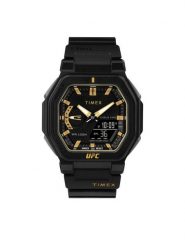 Timex Zegarek UFC Colossus TW2V55300 Czarny. Czarne, analogowe zegarki męskie Timex. Za 589.99 zł.