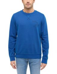 Męska Bluza Nierozpinana Mustang Style Clio Navy Peony 1016260 5445. Niebieskie bluzy nierozpinane męskie Mustang, m, bez wzorów, bez ramiączek, bez kaptura. Za 149.99 zł.