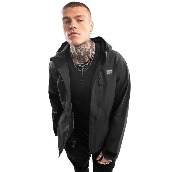 Kurtka męska lifestyle W5 Nix LF. Czarne kurtki męskie SIROKO, m, bez wzorów, z hardshellu, bez ramiączek, bez kaptura. W wyprzedaży za 556.00 zł.