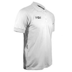 Koszulka polo Keeza Derby z krótkim rękawkiem. Białe koszulki polo męskie KEEZA, m, bez wzorów, sportowe, bez kołnierzyka, bez ramiączek. Za 45.00 zł.