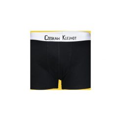 Czesław Klejnot - bokserki bambusowe męskie. Czarne bokserki męskie Majtki z sosnowca, z dzianiny. Za 55.00 zł.