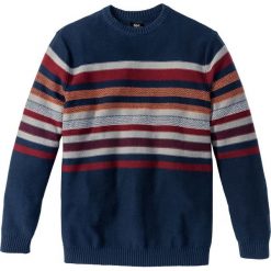 Sweter Regular Fit bonprix ciemnoniebieski. Swetry męskie bonprix. Za 37.99 zł.