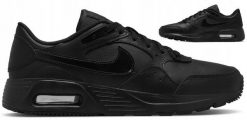 BUTY MĘSKIE SPORTOWE TRENINGOWE NIKE DH9636-001 AIR MAX CZARNE. Czarne buty treningowe męskie Nike, bez wzorów, bez zapięcia. Za 531.56 zł.