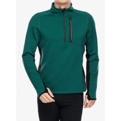 Bluza bez kaptura męska Smartwool Active Fleece 1/2 Zip. Zielone bluzy nierozpinane męskie Smartwool, m, bez wzorów, sportowe, bez ramiączek, bez kaptura. Za 496.99 zł.