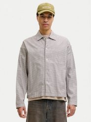 Jack & Jones Koszula Austin 12277479 Beżowy Loose Fit. Brązowe koszule męskie Jack & Jones, m, bez wzorów, z bawełny, bez kołnierzyka, bez ramiączek. Za 169.99 zł.