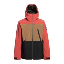 Kurtka snowboardowa męska Quiksilver Sycamore. Brązowe kurtki narciarskie i snowboardowe męskie Quiksilver, na zimę, m, bez wzorów, bez kaptura, narciarskie. Za 649.99 zł.