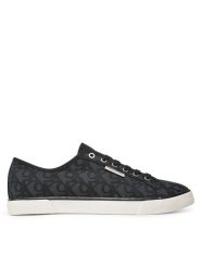 Calvin Klein Jeans Tenisówki Ess Vulc Low Mg Cv Mono YM0YM01368 Czarny. Czarne trampki męskie Calvin Klein Jeans, bez wzorów, z jeansu, bez zapięcia. Za 219.99 zł.