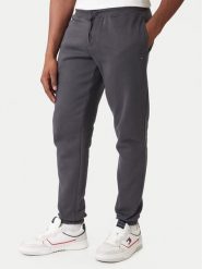 Tommy Jeans Spodnie dresowe DM0DM20473 Szary Regular Fit. Szare spodnie dresowe męskie Tommy Jeans, bez wzorów, z bawełny. Za 249.99 zł.