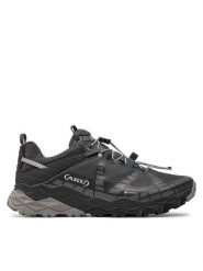 Aku Trekkingi Flyrock Gtx GORE-TEX 698 Czarny. Czarne buty trekkingowe męskie Aku, bez wzorów, z gore-texu, sportowe, bez obcasa, bez zapięcia. Za 709.99 zł.