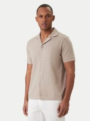 JOOP! Koszula Juanmanuel 30101936 Beżowy Regular Fit. Brązowe koszule męskie JOOP!, m, bez wzorów, z bawełny, bez kołnierzyka, bez ramiączek. Za 479.99 zł.