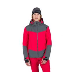 Kurtka narciarska męska Rossignol Wispile. Czerwone kurtki narciarskie i snowboardowe męskie Rossignol, na zimę, l, bez wzorów, bez kaptura, narciarskie. Za 1,369.00 zł.