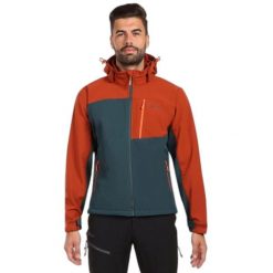 Męska kurtka softshell Kilpi ONTAVIO-M. Zielone kurtki męskie Kilpi, m, bez wzorów, z softshellu, bez kaptura, trekkingowe. Za 422.05 zł.