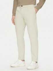 BOSS Chinosy 50529308 Beżowy Relaxed Fit. Brązowe eleganckie spodnie męskie Boss, bez wzorów, z bawełny. Za 319.99 zł.
