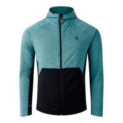 Polar z kapturem Dare 2B Assimilate III. Czarne bluzy z polaru męskie Dare 2B, bez wzorów, z polaru, sportowe, bez ramiączek, z kapturem. W wyprzedaży za 305.50 zł.