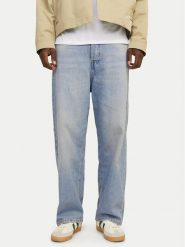 Jack & Jones Jeansy Ron Original 12270071 Niebieski Baggy Fit. Niebieskie jeansy męskie Jack & Jones, bez wzorów, z bawełny. Za 159.99 zł.