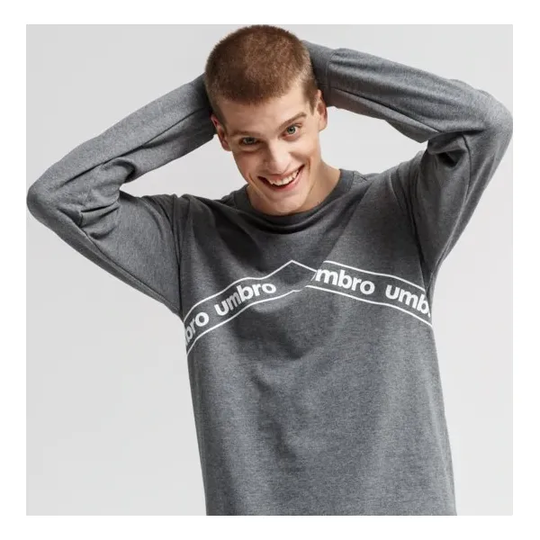 Umbro Bluza Syvari , szary, rozmiar XXL. Szare bluzy nierozpinane męskie Umbro, m, z aplikacjami, z bawełny, bez ramiączek, bez kaptura. W wyprzedaży za 79.99 zł.