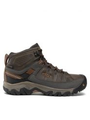 Keen Trekkingi Targhee III Mid Wp 1017787 Zielony. Zielone buty trekkingowe męskie Keen, bez wzorów, z nubiku, bez zapięcia, trekkingowe. Za 399.99 zł.