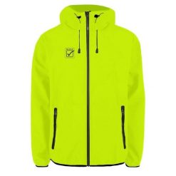 Fluo Żółta Unisex Softshell Kurtka - Wiatroszczelna i Oddychająca. Żółte kurtki softshell męskie Givova, bez wzorów, z poliesteru, bez kaptura, trekkingowe. Za 271.99 zł.