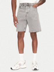 Jack & Jones Szorty jeansowe Tony 12269489 Szary Loose Fit. Szare szorty męskie Jack & Jones, bez wzorów, z bawełny. Za 79.99 zł.