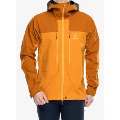 Kurtka softshell męska Haglofs Roc Sight Softshell Jacket. Brązowe kurtki softshell męskie Haglöfs, m, bez wzorów, z softshellu, bez kaptura, trekkingowe. Za 879.99 zł.