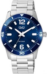 Zegarek męski QQ Q85B-004P srebrny. Szare zegarki męskie Q&Q, srebrne. Za 199.00 zł.