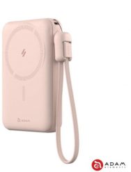Adam Elements Vionta C2 Pro - magnetyczny powerbank bezprzewodowy do iPhone/Apple Watch 10000 mAh różowy. Czerwone powerbanki ADAM elements. Za 274.94 zł.