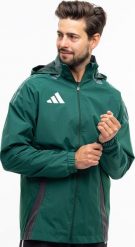 Kurtka męska adidas Tiro 24 Competition All-Weather zielona IR9521 S. Zielone kurtki męskie ADIDAS, m, bez wzorów, bez ramiączek, bez kaptura. Za 246.62 zł.