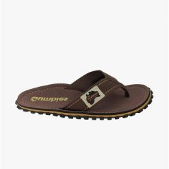 Japonki GUMBIES ISLANDER FLIP-FLOPS UNISEX. Brązowe klapki i japonki męskie Gumbies, bez wzorów. Za 94.99 zł.