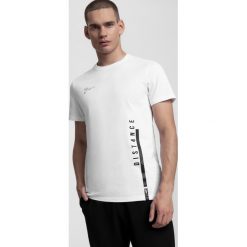 T-shirt męski TSM203 - biały. T-shirty męskie marki 4f. W wyprzedaży za 39.99 zł.