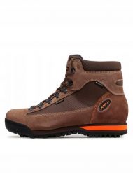 Buty trekkingowe męskie Aku U'S SLOPE GTX, light brown/ orange, 46.5. Brązowe buty trekkingowe męskie Aku, bez wzorów, bez zapięcia. Za 646.84 zł.