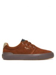 Pepe Jeans Sneakersy Ben Casual M PMS300002 Brązowy. Brązowe buty sportowe na co dzień męskie Pepe Jeans, m, bez wzorów, z jeansu, casualowe, bez ramiączek, bez kaptura. Za 359.99 zł.