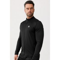 Bluza dresowa męska sportowa treningowa Rough Radical Maxim Zip. Czarne bluzy nierozpinane męskie ROUGH RADICAL, m, bez wzorów, z dresówki, sportowe, bez ramiączek, bez kaptura. Za 149.90 zł.