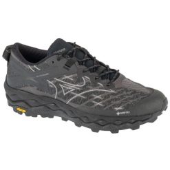 Buty sportowe Sneakersy męskie, Wave Mujin LS GTX. Czarne buty sportowe na co dzień męskie Mizuno, m, bez wzorów, sportowe, bez ramiączek, bez kaptura, trekkingowe. Za 749.99 zł.