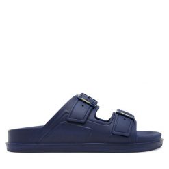 Klapki Blauer. Niebieskie klapki i japonki męskie Blauer, bez wzorów. Za 139.99 zł.