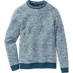 Sweter Regular Fit bonprix niebieskozielony morski. Swetry męskie marki bonprix. Za 54.99 zł.