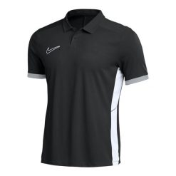 Męska Koszulka Polo DriFit Academy 25. Czarne koszulki polo męskie Nike, m, bez wzorów, bez kołnierzyka, bez ramiączek. Za 211.99 zł.