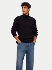 Selected Homme Golf Ryan 16077218 Czarny Regular Fit. Czarne kardigany męskie Selected Homme, m, bez wzorów, z bawełny, bez ramiączek. Za 219.99 zł.