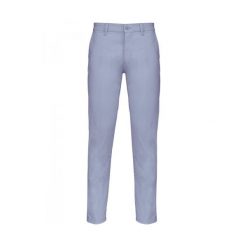 Spodnie chino Kariban. Niebieskie eleganckie spodnie męskie KARIBAN, bez wzorów. Za 212.00 zł.