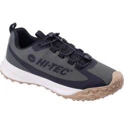 Buty Górskie Męskie Mounti. Zielone buty zimowe męskie Hi-tec, bez wzorów, sportowe, bez obcasa, bez zapięcia. Za 196.99 zł.