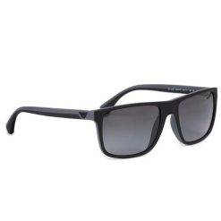 Okulary przeciwsłoneczne Emporio Armani. Czarne okulary przeciwsłoneczne męskie Emporio Armani, bez wzorów. Za 689.99 zł.