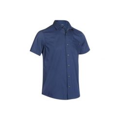 Koszula z krótkim rękawem TRAVEL 50 męska. Koszule męskie marki QUECHUA. Za 39.99 zł.