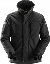 Kurtka męska Snickers Hultafors 11000404007, Jacket, Man, Black, XL, Polyamide, 220 g/m². Czarne kurtki męskie Snickers, m, bez wzorów, bez ramiączek, bez kaptura. Za 754.83 zł.