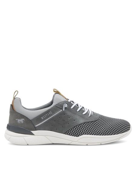 Mustang Sneakersy 4138-313 Szary. Szare buty sportowe na co dzień męskie Mustang, m, bez wzorów, z materiału, bez ramiączek, bez kaptura. Za 269.99 zł.