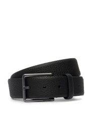 Calvin Klein Pasek Warmth Buckle Pebble 35Mm Fixed LV04D7062G Czarny. Czarne paski męskie Calvin Klein, bez wzorów, ze skóry. Za 209.99 zł.