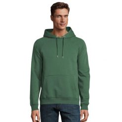 Bluza Z Kapturem Dla Dorosłych Unisex Stellar. Zielone bluzy nierozpinane męskie SOL'S, s, bez wzorów, sportowe, bez ramiączek, z kapturem. Za 157.99 zł.