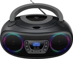 Radioodtwarzacz Denver Boombox TDB-212BU szary. Szare radia Denver. Za 305.99 zł.