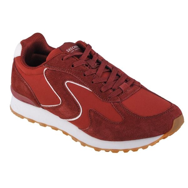 Buty sportowe Sneakersy męskie, Skechers OG 85 - Fresh n Kewl. Czerwone buty sportowe na co dzień męskie Skechers, m, bez wzorów, casualowe, bez ramiączek, bez kaptura, trekkingowe. Za 219.99 zł.