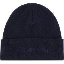 Czapka CALVIN KLEIN - Casual Beanie M K50K504121 448. Niebieskie czapki męskie Calvin Klein, z kaszmiru, casualowe. Za 179.00 zł.